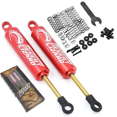 NEW Yeah Racing Desert Lizard 2 Stage Internal Spring Shocks Red FREE US SHIP • $27.99