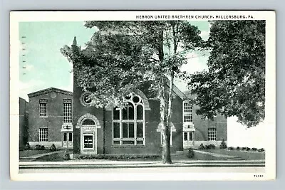 Millersburg PA-Pennsylvania Hebron United Brethren Church C1956 Vintage Postcard • $7.99