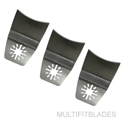 3 X  Concave Oscillating Tool Scrapers - Milwaukee Multi Tool Compatible • $9.95