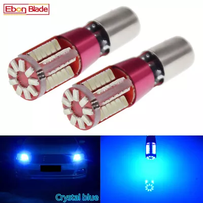 2Pcs Ice Blue T11 T4W BA9S 57SMD 3014 LED Car Side Wedge LED Light Bulbs 12V DC • $7.99