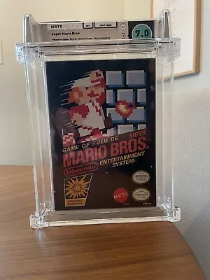 Super Mario Bros. - NES WATA Graded 7.0 Oval SOQ 1985 3 Screw Mattel Canadian • $325