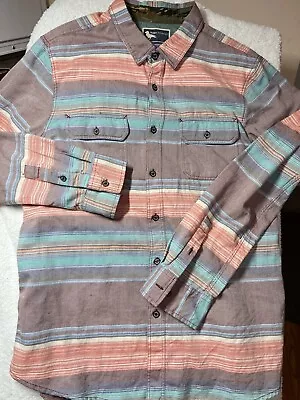 Modern Amusement Shirt Men's Button-Up Long Sleeve Size Large Pockets • $25.97