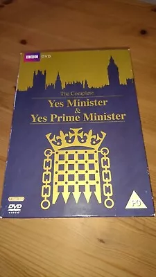 The Complete Yes Minister & Yes Prime Minister Boxset (7 Discs) Political Comedy • £8