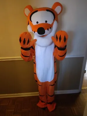 $225 • Buy Tigger Tiger Mascot Party Costume Adult Size No Shoe Covers M To L No Tag