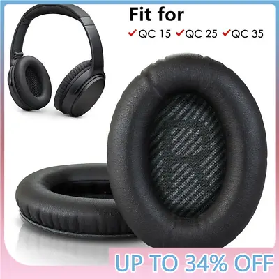 Ear Pads For Bose QuietComfort QC35/QC35 II Headphones Replacement Soft Cushion • £4.41