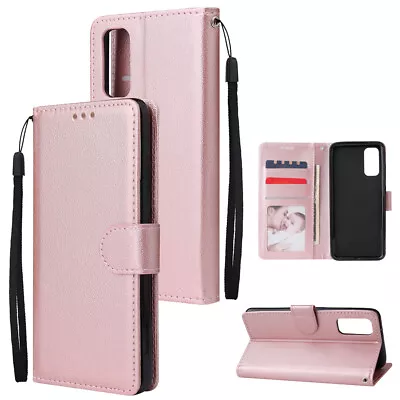 For Samsung S21 S20 FE Note20 Ultra S10 S9 Plus Wallet Leather Luxury Case Cover • $13.19