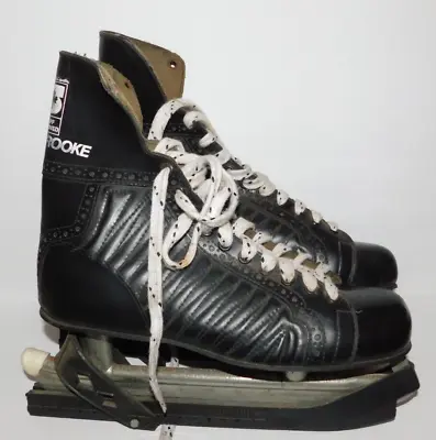 Vintage Sherbrooke Marc Beaulin Mens Ice Hockey Skates Size 12 Narrow • $19.95