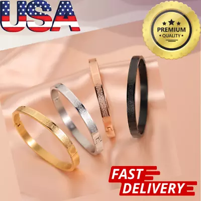 Luxury Ayatul Kursi Cuff Bangle For Women Stainless Steel Islamic Bracelet Gift • $19.99