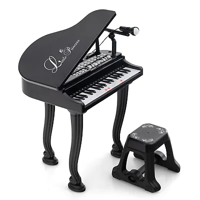 37 Keys Kids Piano Keyboard W/Stool Portable Electronic Piano Musical Instrument • $73.95