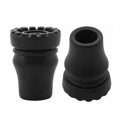 2pcs Rubber Cane Tips Heavy Duty Walking Cane Tips Replacement Cane Tip • $11.18