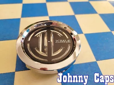 2 CRAVE Wheels # CAP9077 . Custom Wheel CHROME Center Cap  [37]  (QTY. 1) • $28.58