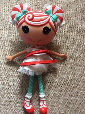 £19.95 • Buy Lalaloopsy Mint E Stripes Doll 12  Big Candy White Red