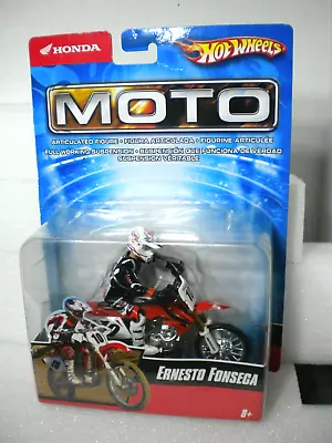 New 2007 Hot Wheels Moto X Ernesto Fonseca Honda Motocross #10 • $100