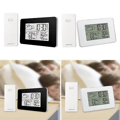 Weather Station Time Display Standing Or Wall Hanging Hygrometer For Home • £19.44