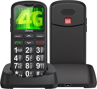 4G Big Button Mobile Phone For Elderly SIM Free Unlocked Senior Mobile Phone • £31.99