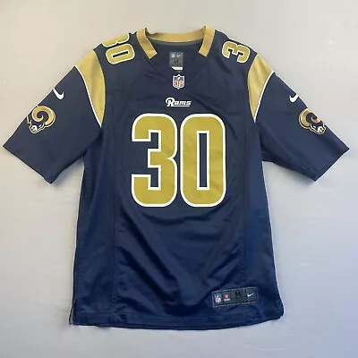 Nike Los Angeles Rams Todd Gurley Jersey Medium Blue Gold St Louis Swoosh NFL • $25