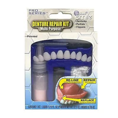 Instant Smile Complete Denture Repair Kit Multi-Purpose With Teeth • $19.99