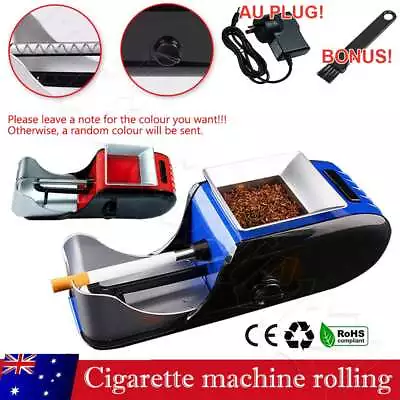 Cigarette Machine Automatic Rolling Tobacco Electric Roller Injector Tube 8mm OZ • $20.95