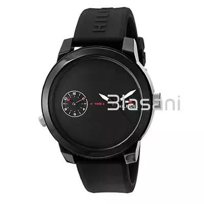 Tommy Hilfiger 1791326 Men's Black Silicone Band Watch 44mm • $115