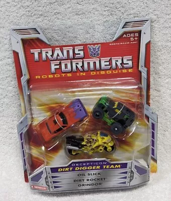 Transformers Classics MiniCons Oil Slick Dirt Rocket Grindor Digger Team MOC Lot • $36.99