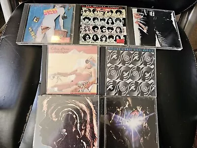 The Rolling Stones  7 Cd Lot Undercover Some Girls Sticky Fingers Hot Rocks • $24.99