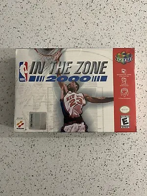 NBA In The Zone 2000 (Nintendo 64 1999) NEW SEALED N64 Collectors Condition • £399