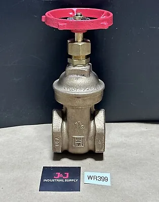 NEW- Milwaukee Valve FIG105 1-1/2  Brass Gate Valve 125SWP 200WOG + WARRANTY🇺🇸 • $75