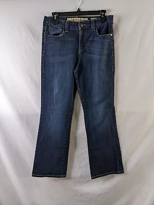 Nine West Vintage America Jeans Womens 10 Short Blue Classic Rise Bootcut Stone • $19.99