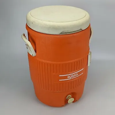 Igloo 5 Gallon Heavy Duty Water Cooler - Orange Drink 18L • $34.95