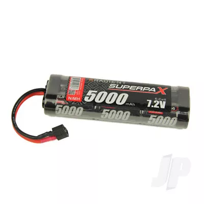 Radient NiMH Battery 7.2V 5000mAh SC Stick Pack Deans HCT T-style Connector Plug • £28.98