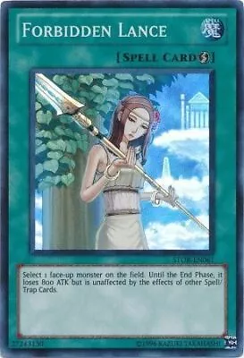 YUGIOH Forbidden Lance - STOR-EN061 - Super Rare UNL Edition NM • £21.29