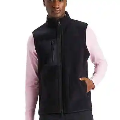 G/FORE Men's Hybrid Fleece Slim Fit Vest Black Size Large NWOT • $104