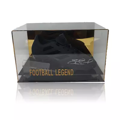 £179 • Buy Steven Gerrard Hand Signed BLACK Adidas Football Boot In Acrylic Display Case