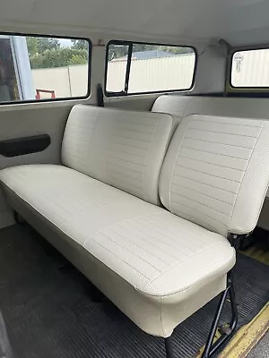 $660 • Buy VW Kombi Middle Seat Covers- Basket Weave Vinyl Insert- Bay Window Kombi-