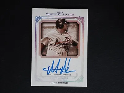 2013 Topps Museum Collection Matt Adams AUTO Autograph #1/5 NMMT+ • $29.76