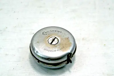 Vintage Crescent Chrome Plated The Rufkin Rule Co Tape Measure No 696  • $5