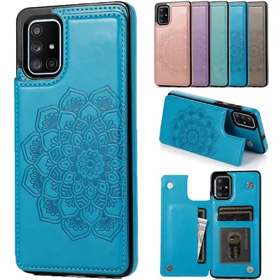 For Samsung Galaxy A15 A54 A33 A51 A71 A20 Luxury Leather Wallet Case Flip Cover • $14.89