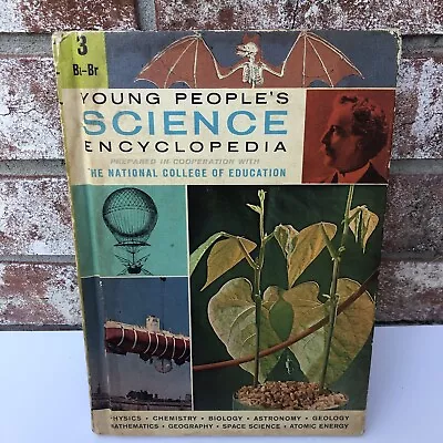 Young People's Science Encyclopedia Volume 3 BA-BR Vintage 1965 Hardcover Ex-Lib • $10.79