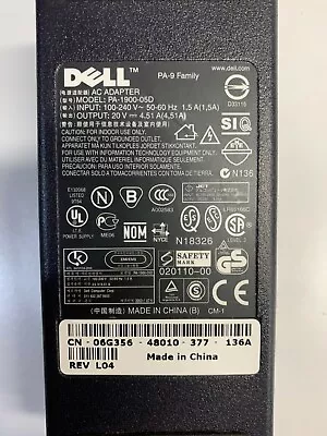 Dell Laptop Power Adapter Model PA-1900-05D • $30