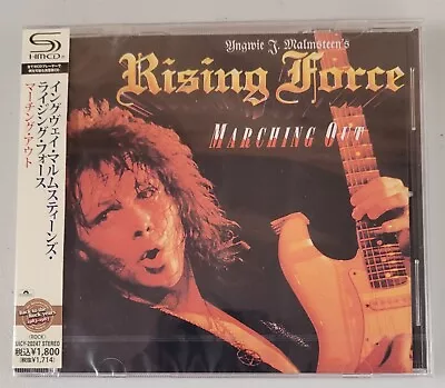 Yngwie J. Malmsteen's Rising Force Marching Out Japan SHM-CD New • $22.99