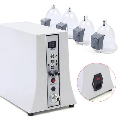 $76.06 • Buy 35 Cups Breast Butt Enhancement Vacuum Therapy Body Massage Hip Lifting Machine