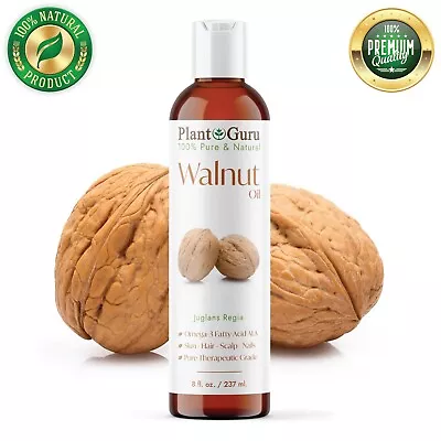 Walnut Oil 8 Oz. Cold Pressed REFINED 100% Pure Natural • $9.99