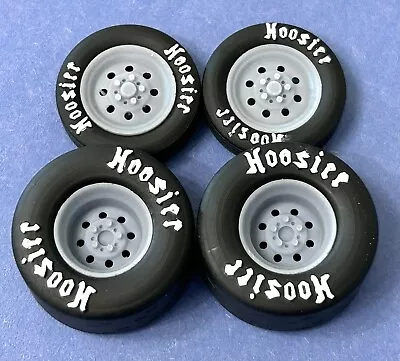 Resin 15/17 Scale Inch “Weld Draglite” Wheels With Drag Slicks 1/24 • $18.99