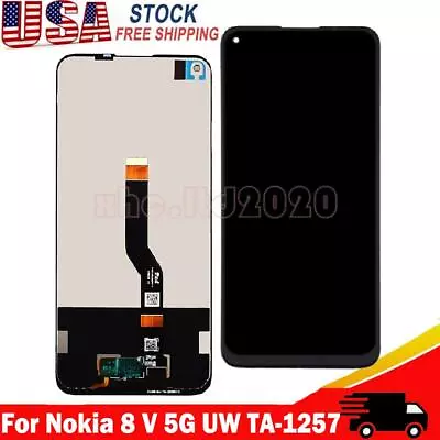 $37.99 • Buy For Verizon Nokia 8 V 5G UW TA-1257 LCD Display Touch Screen Digitizer Replace