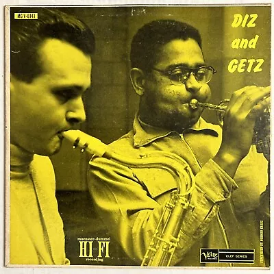 DIZZY GILLESPIE & STAN GETZ - Diz & Getz - Vinyl LP MONO MG V-8141 Clef Series • $29.90
