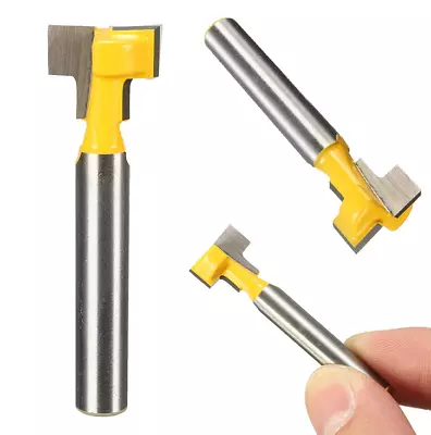 1/4  Shank T-Slot Router Bit Woodworking Engraving Milling Cutter DIY Tool • $8.12