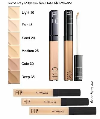 Maybelline Fit Me Concealer - 6.8ml - Colour Choice - New & Sealed • £5.30