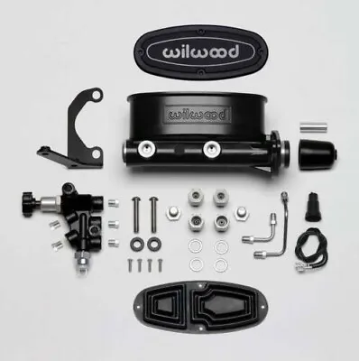 $378 • Buy Wilwood Black Dual Tandem Master Cylinder 1  Bore Plus Proportioning Valve Kit