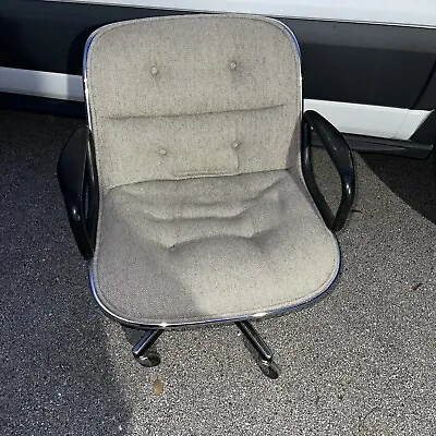 Vintage Mid-Century Charles Pollock For Knoll Rolling Office / Desk Chair 1985 • $399.99
