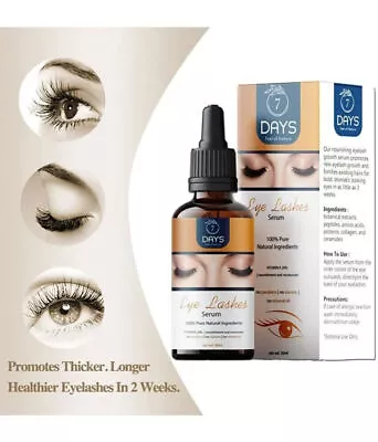 7 Days Eyelashes XXL Serum Stimulating The Growth Of Eyelashes Hair Growth 30 Ml • $37.93